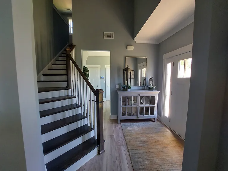 Front Door Entry and Stairwell