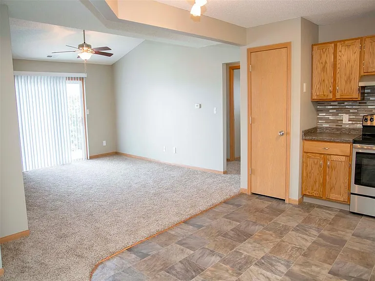 Select homes offer beautiful vaulted ceilings.