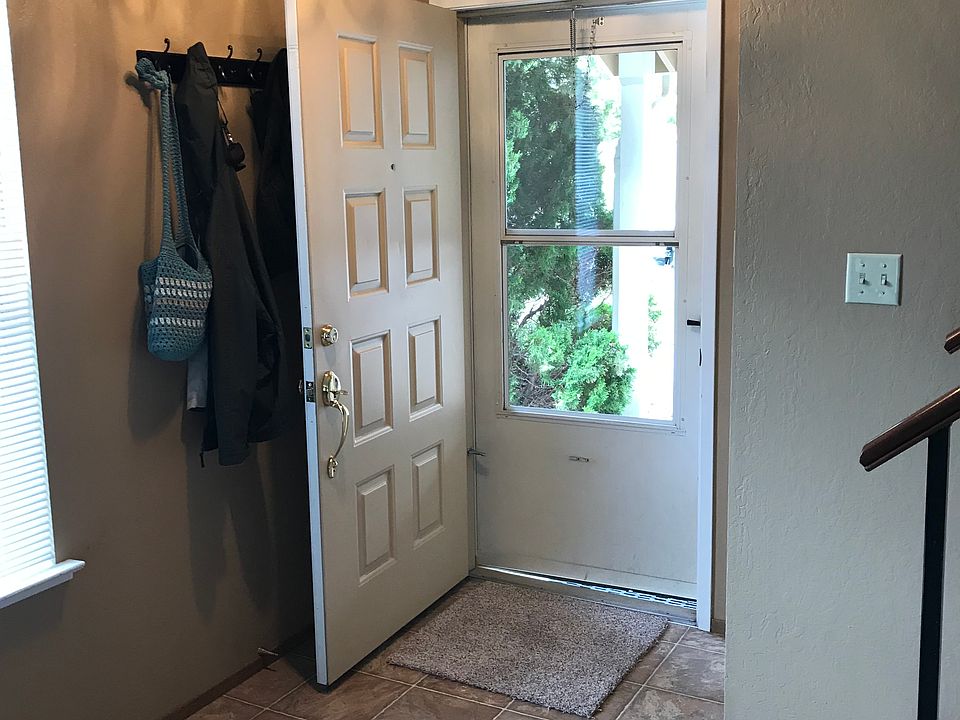 Looking out front door