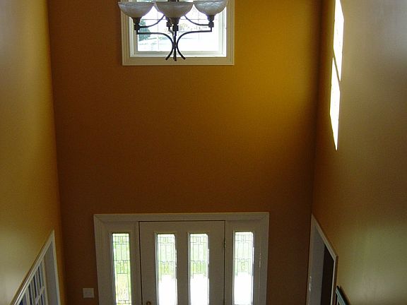 two-story foyer