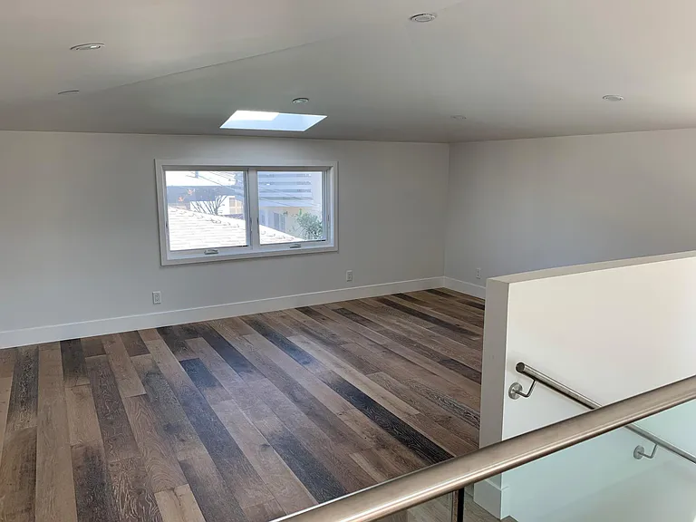 Upstairs loft with skylight.