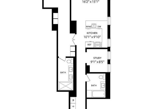 2nd image of 49 Chambers St APT 8H