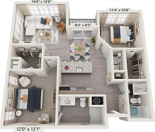 Floor plan Sturgis