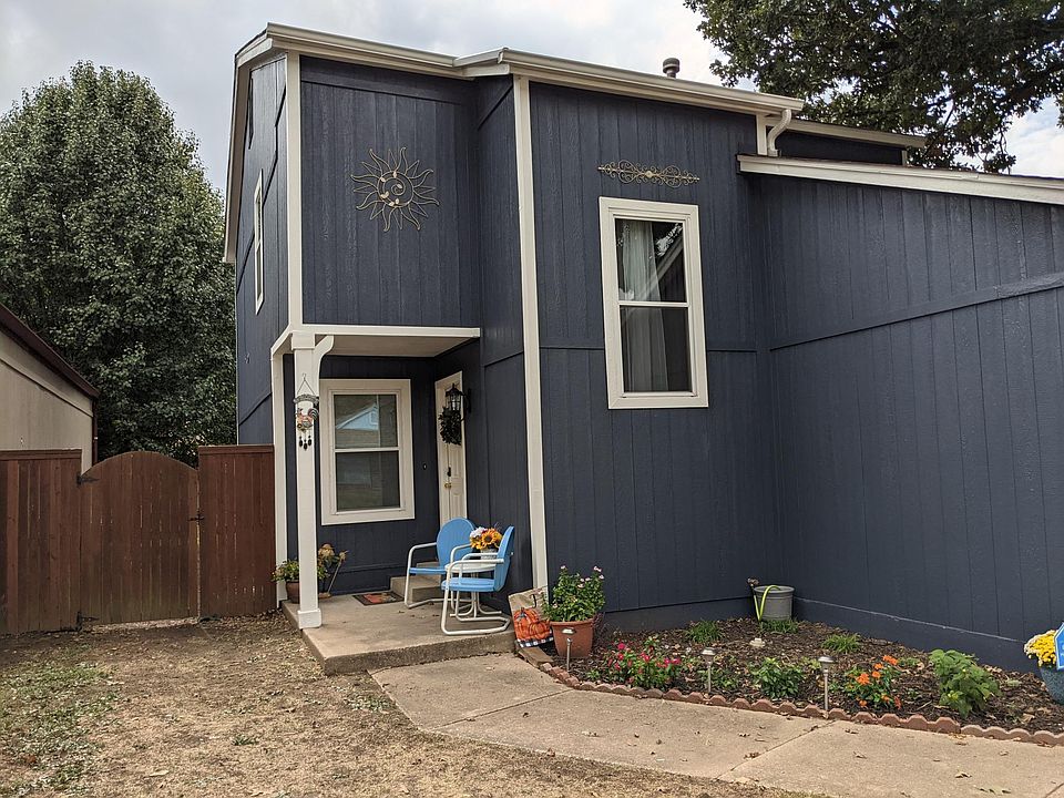 Front door has keypad entry with remote lock if you choose to use the security features. Also, newly installed light fixtures front and back which feature LED flame flickering light bulbs - so they look like old fashioned gas lamps. I love this feature bu
