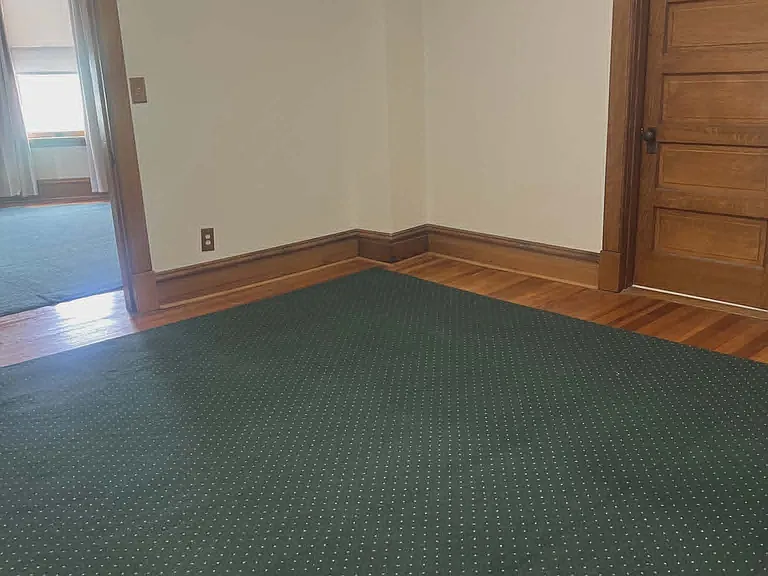 First Floor Master Bedroom, view to Bay Window Room and Door to Master Bath