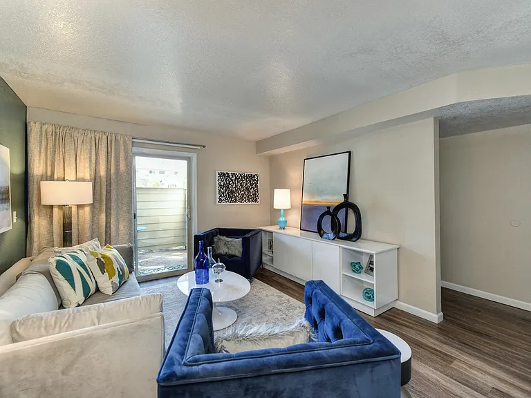 Large Living Room in 1 bedroom floor plan