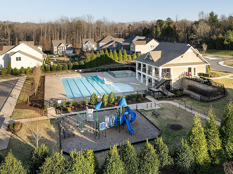 Neighborhood pool (seasonal), clubhouse, and playground