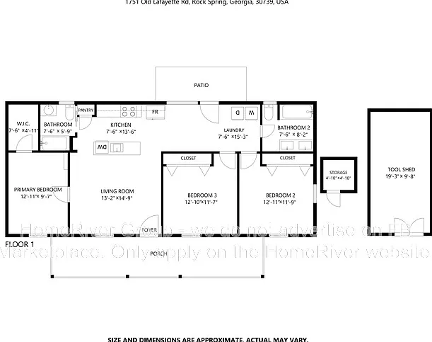 3 bed, 2.0 bath, 1108 sqft, $1,450 — Photo 4