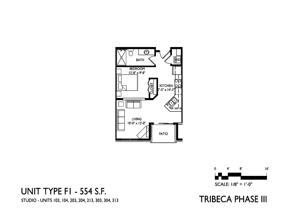 Floor plan Phase 3 - F1