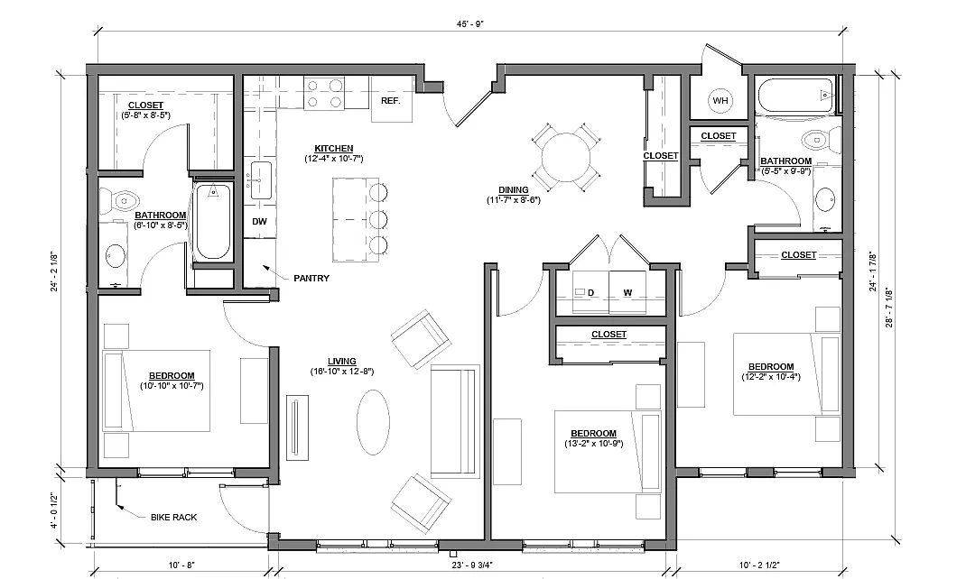 Floor plan 3BR