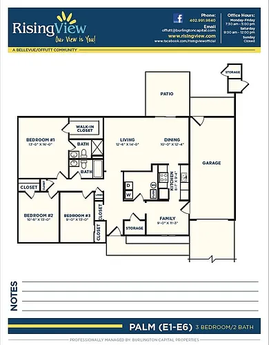 Floor plan Palm