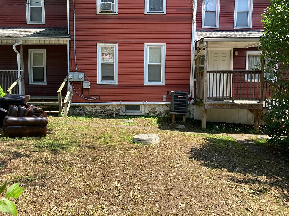 Front and side porch and yard