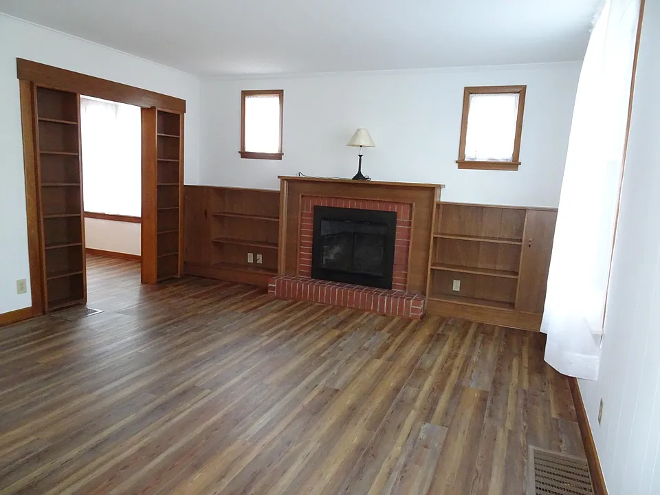 living room and front entrance