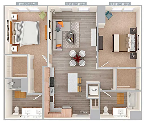 Floor plan B1-1080