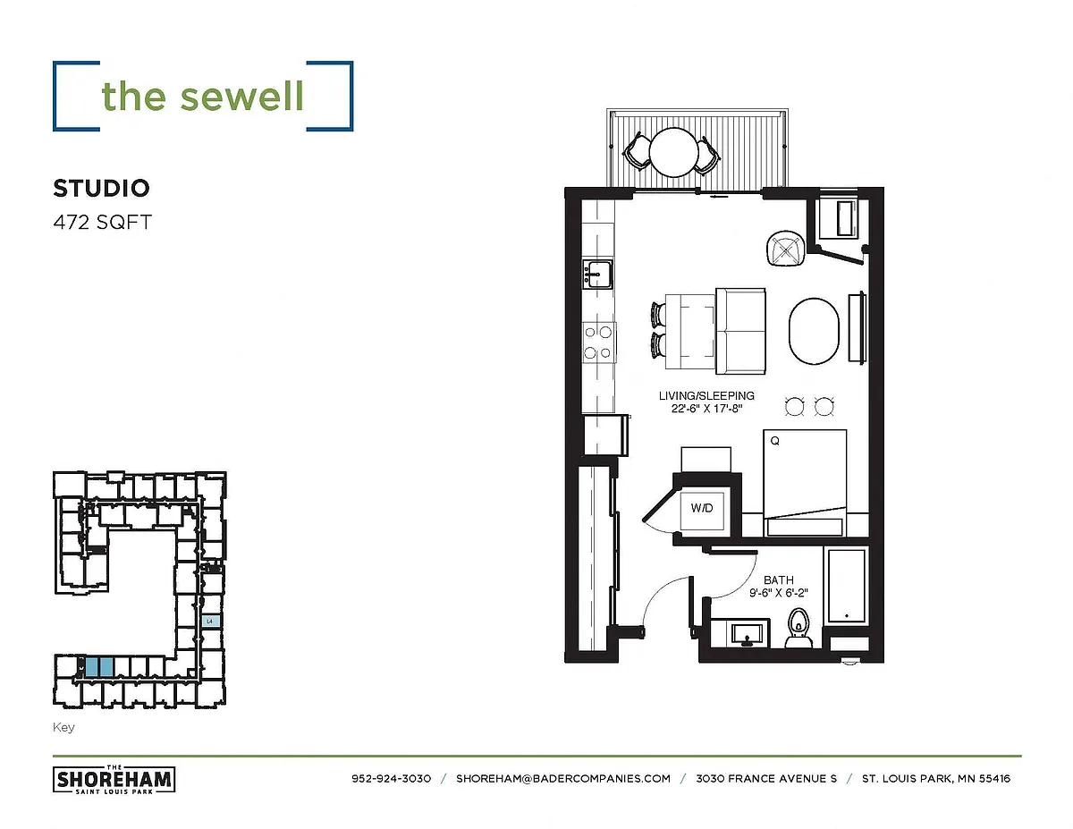 Floor plan The Sewell