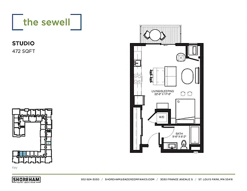 Floor plan The Sewell