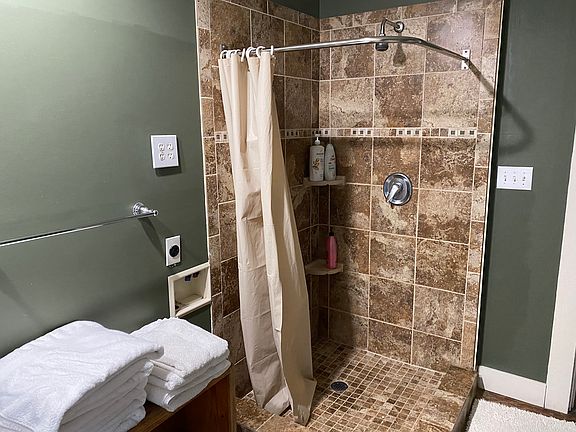upstairs shower