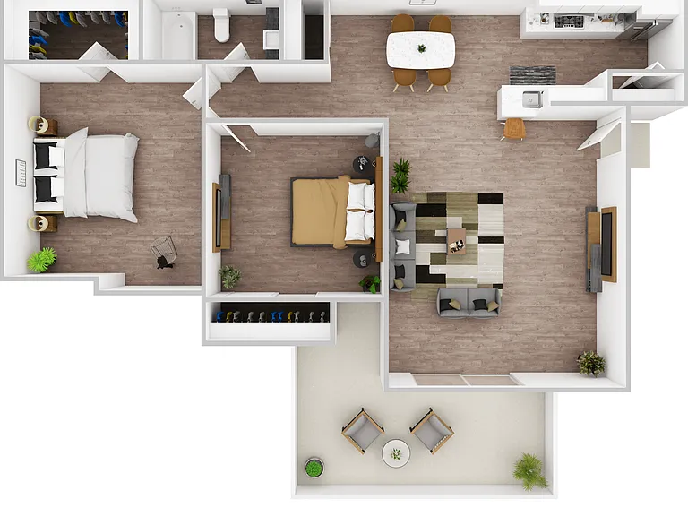 2-Bed-1-Bath 2-Bed-1-Bath