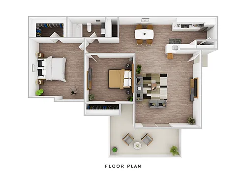 Floor plan 2x1 Platinum