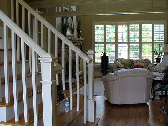 Foyer looking into great room