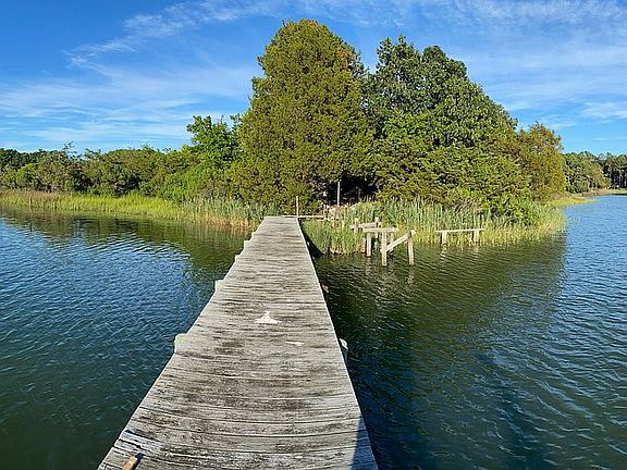 The dock looking at land