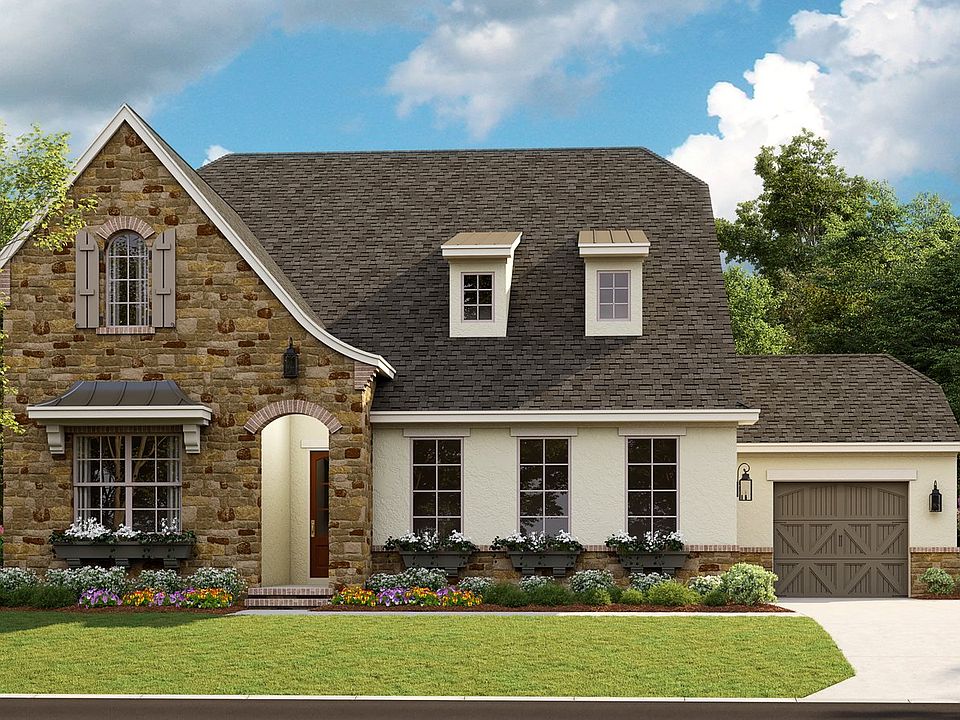 Balboa E - French Cottage II 3-Car Side Load Garage Note Renderings may show optional features