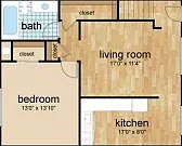 1 Bedroom 1 Bedroom