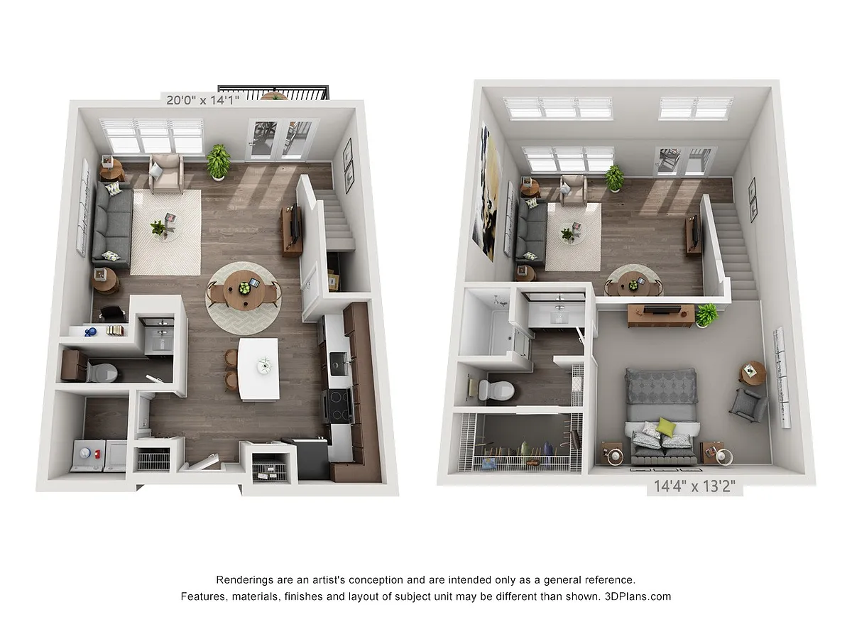 Floor plan Arbor Hills 2L2