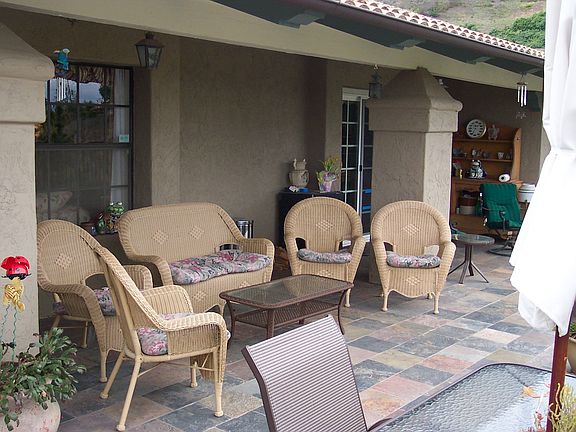 Comfortable outdor living areas