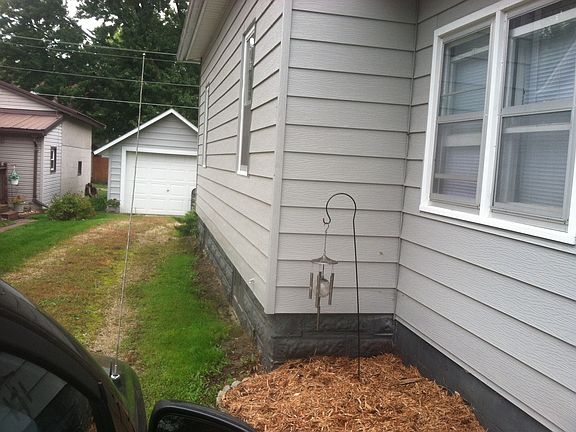 North side and garage