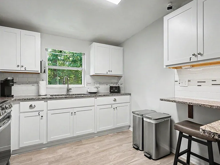 Entry view of newly renovated kitchen