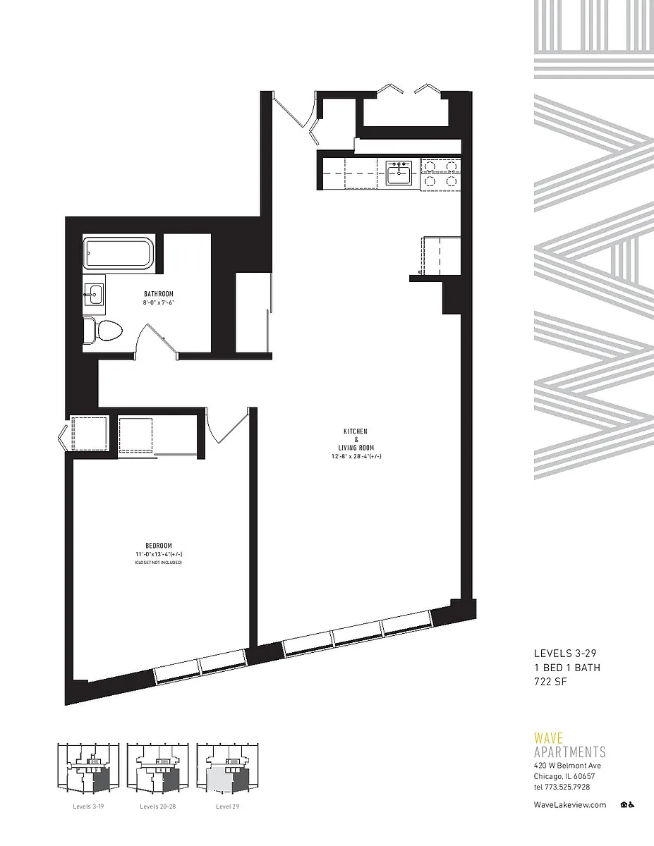 Floor plan The Lake Shore