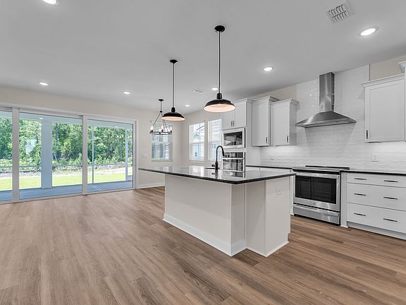 Kitchen with spacious central island