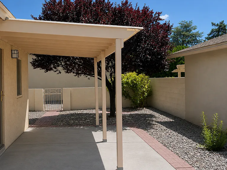 Covered patio