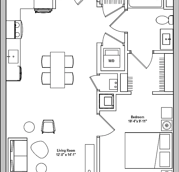 A1 floor plan 500 Ocean