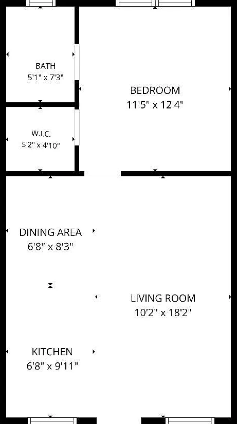 1 bed, 1.0 bath, 705 sqft, $1,150 — Photo 2