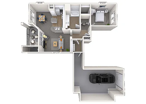 Floor plan Crockett