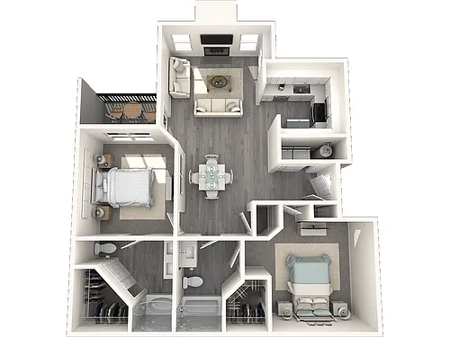 Floor plan 2X2