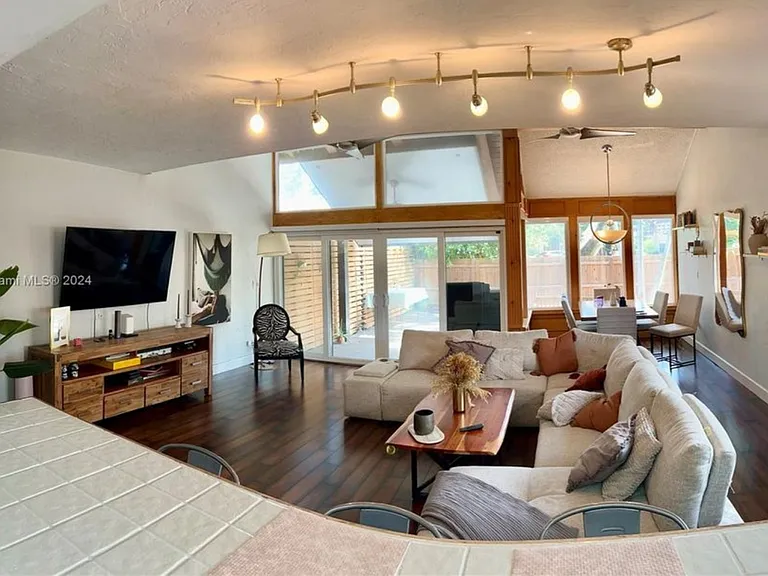 Living room /dining room/ kitchen area.