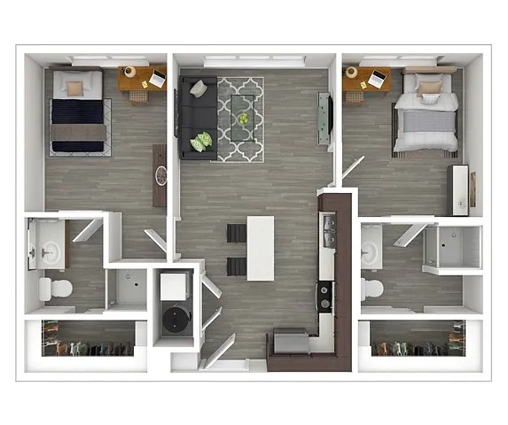 Floor plan 2X2 A