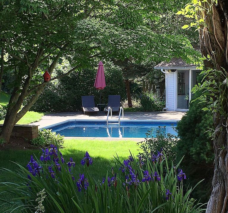 Pool view from the deck