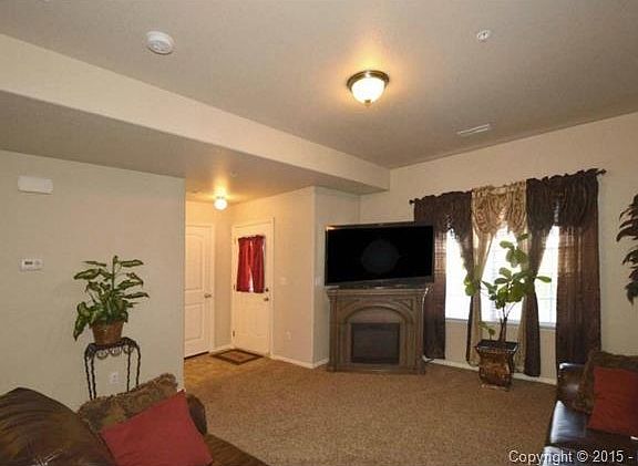 View from kitchen towards entry