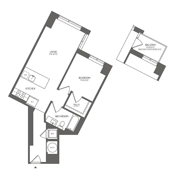 Floor plan A12