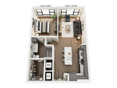 Floor plan The Velvet