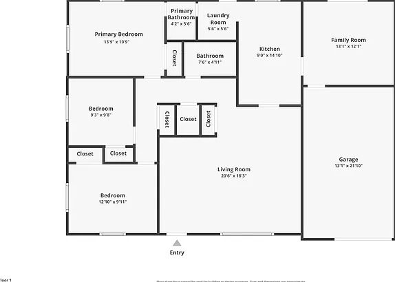3 bed, 1.5 bath, 1386 sqft, $1,795 — Photo 2