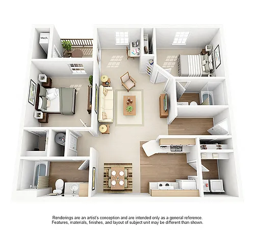 Floor plan 2X2