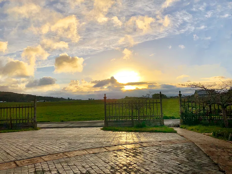 One of our many glorious sunsets.