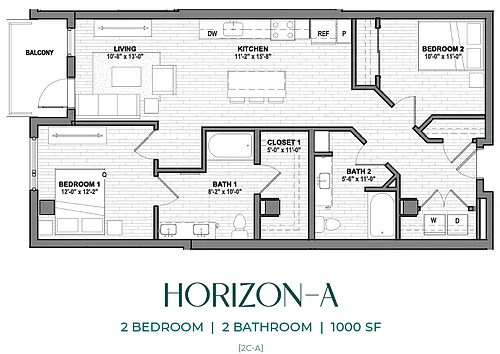 Floor plan Horizon - A