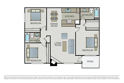 Floor plan Plan 3A