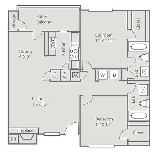 Floor plan B2